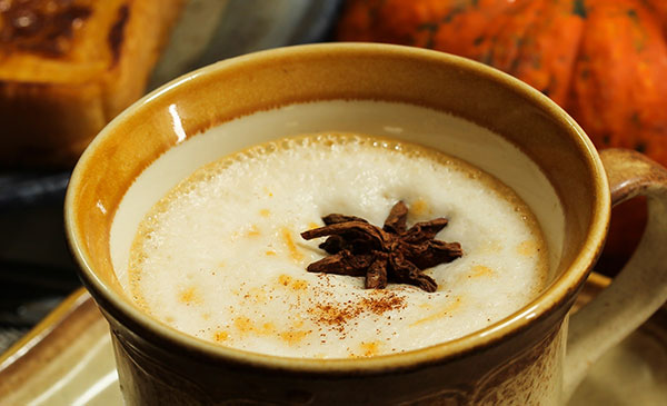 Maple Pumpkin Spice Chai Tea Latte