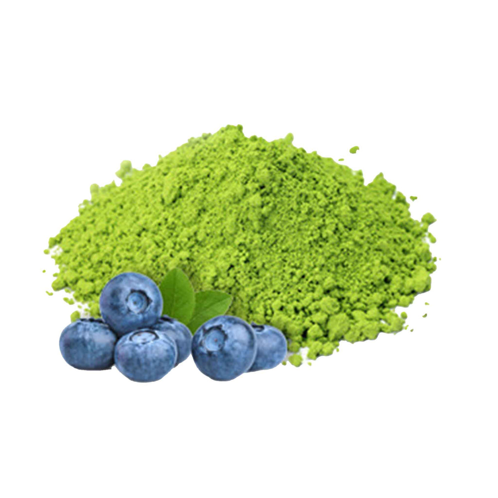 blueberry matcha powder