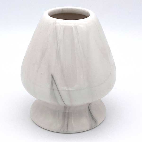 licorice swirl ceramic matcha whisk holder