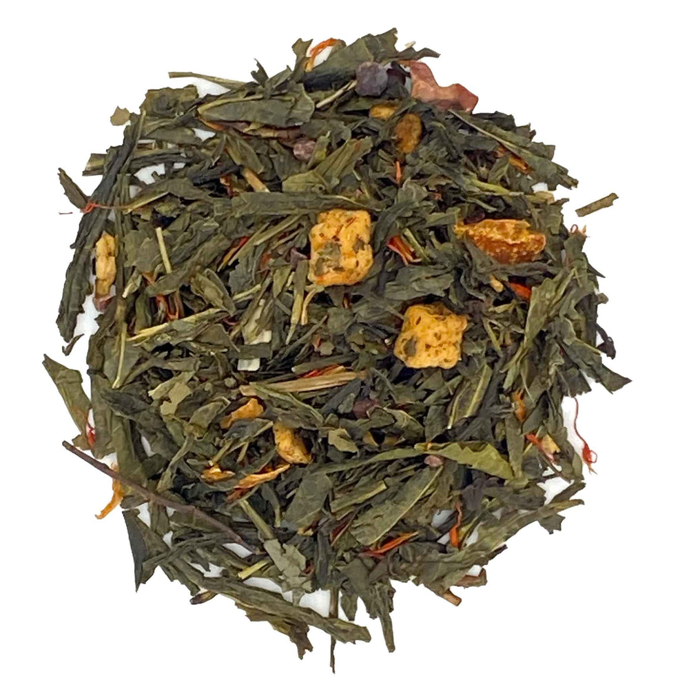 loose leaf cranberry apple green tea