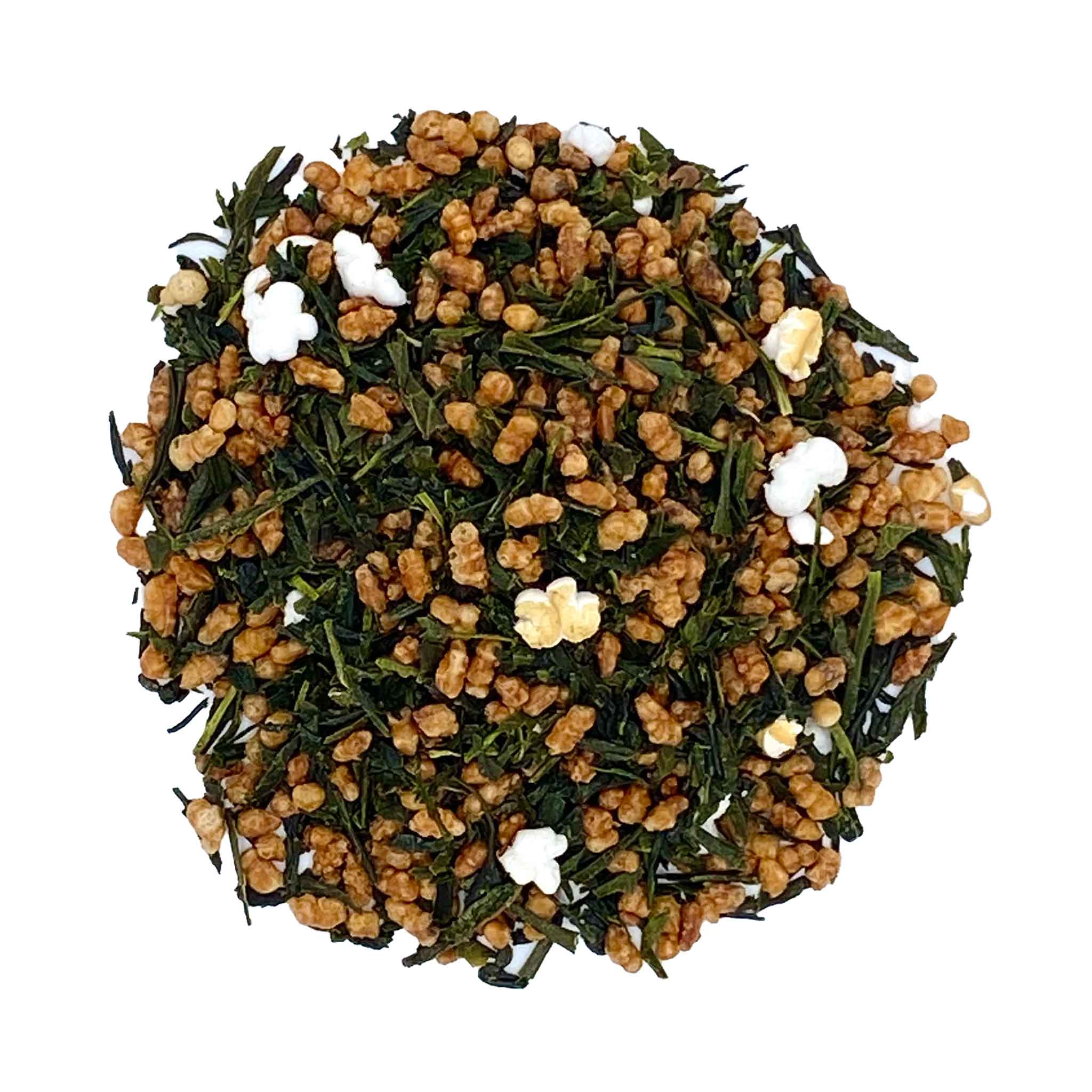 loose leaf genmaicha green tea