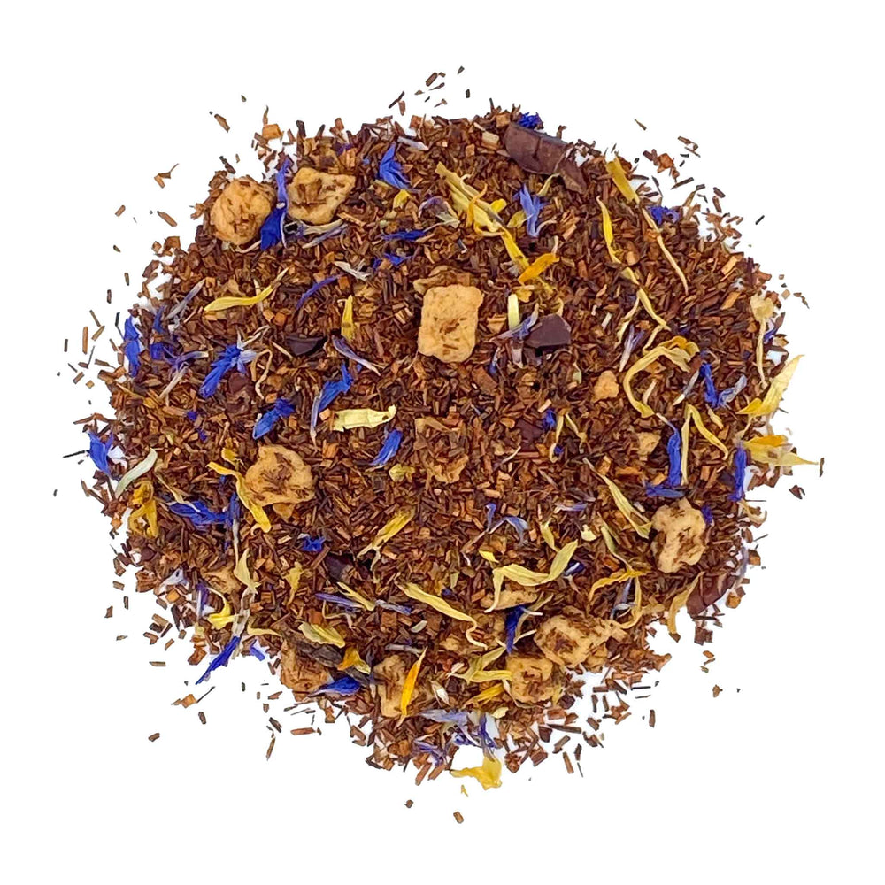 loose leaf hazelnut caramel tea rooibos