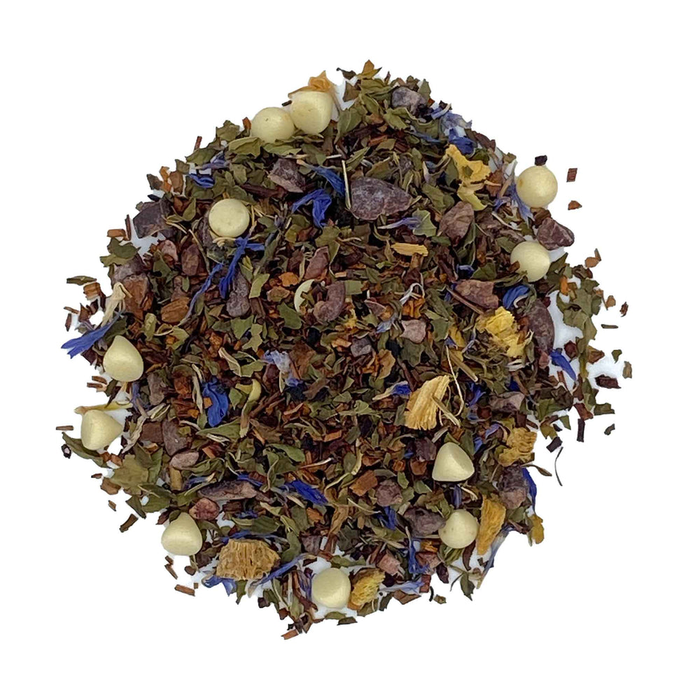 loose leaf white chocolate peppermint tea