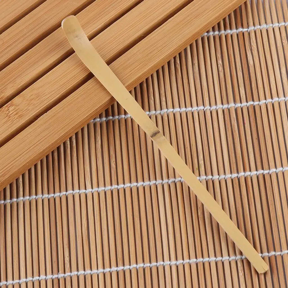 matcha bamboo scoop