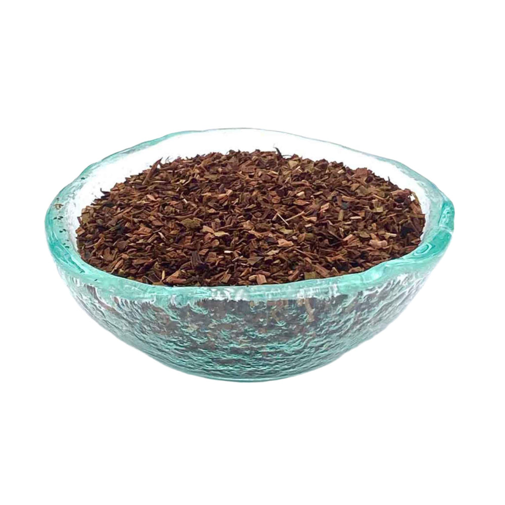 vanilla honeybush tea in dish