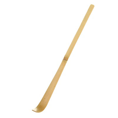 hooked bamboo spoon for matcha, chashaku