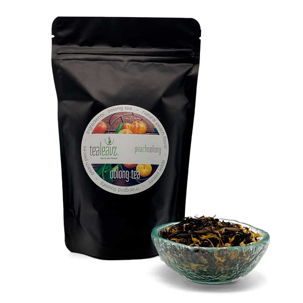 Peach Cinnamon Flavor Oolong Tea - Peach Herbal 25 Tea Bags