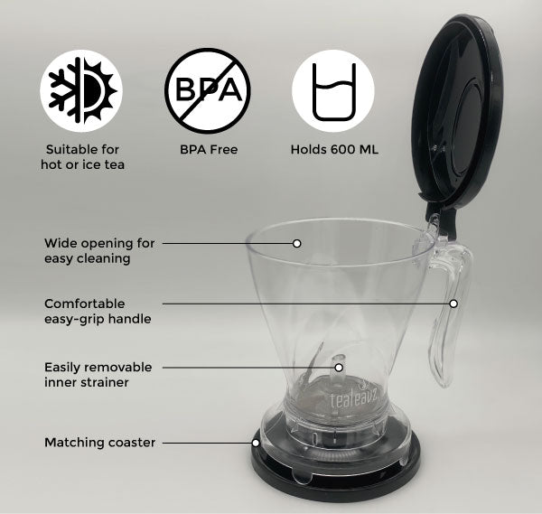 Specs for loose leaf tea infuser