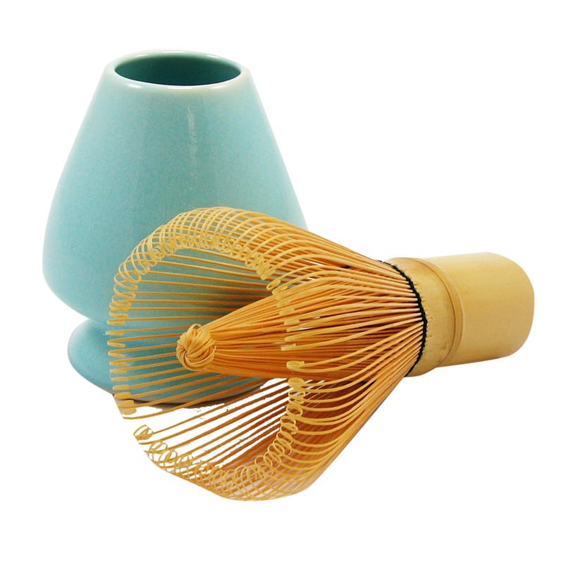 celadon matcha whisk holder