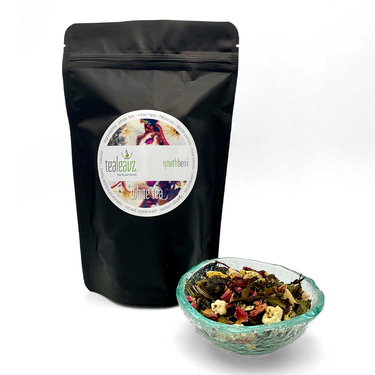 pouch of youthberri white tea like teavana