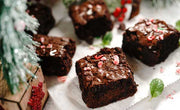 candy cane brownies
