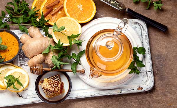 Teapot of Jade Citrus Mint Tea