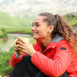 energy tea for hikers