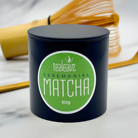 Ceremonial grade matcha in 60g canister