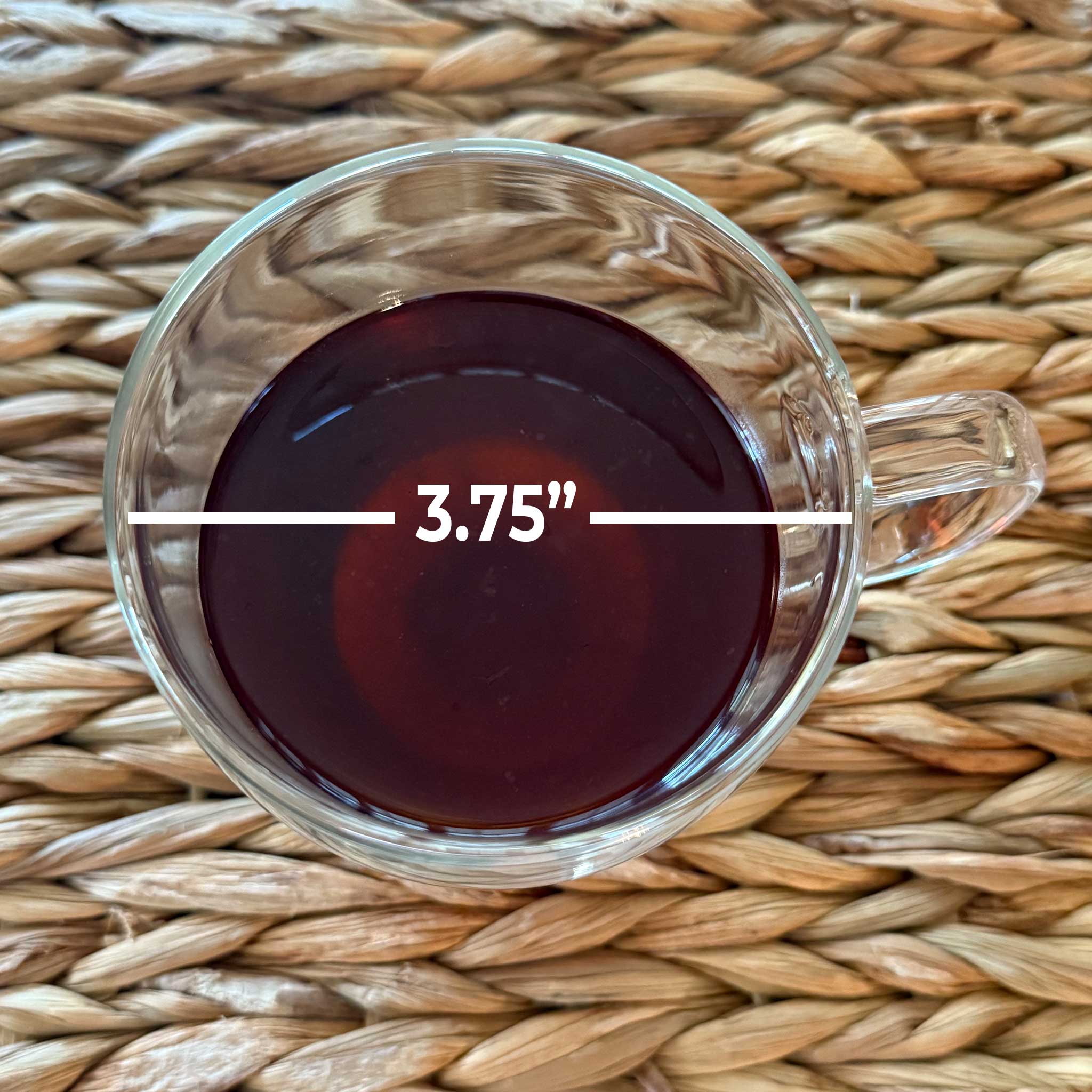 BOROSILICATE GLASS MUG | Double walled glass tea mug