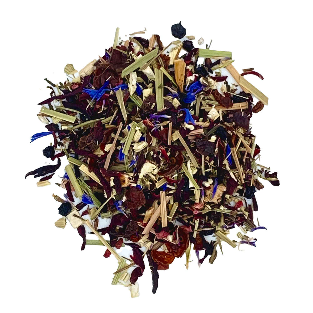 loose leaf elderberry hibiscus tea