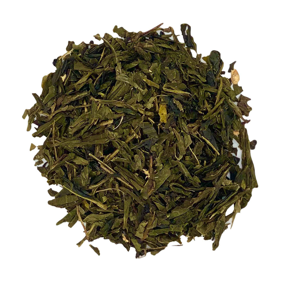 loose leaf Ginseng Green Tea 