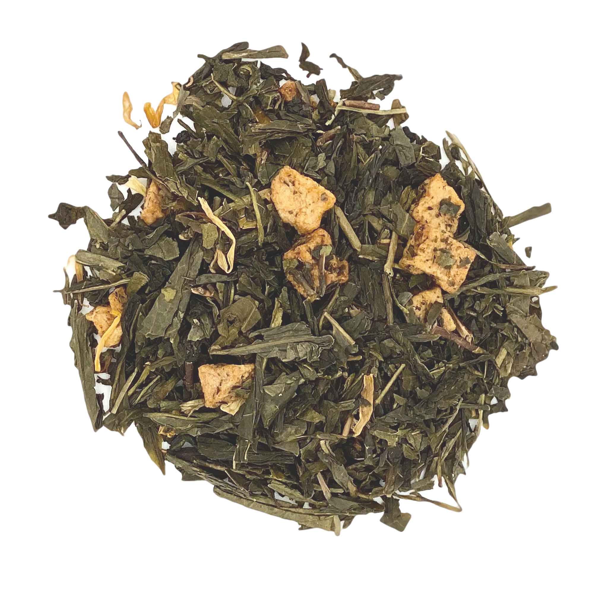 loose leaf mango green tea