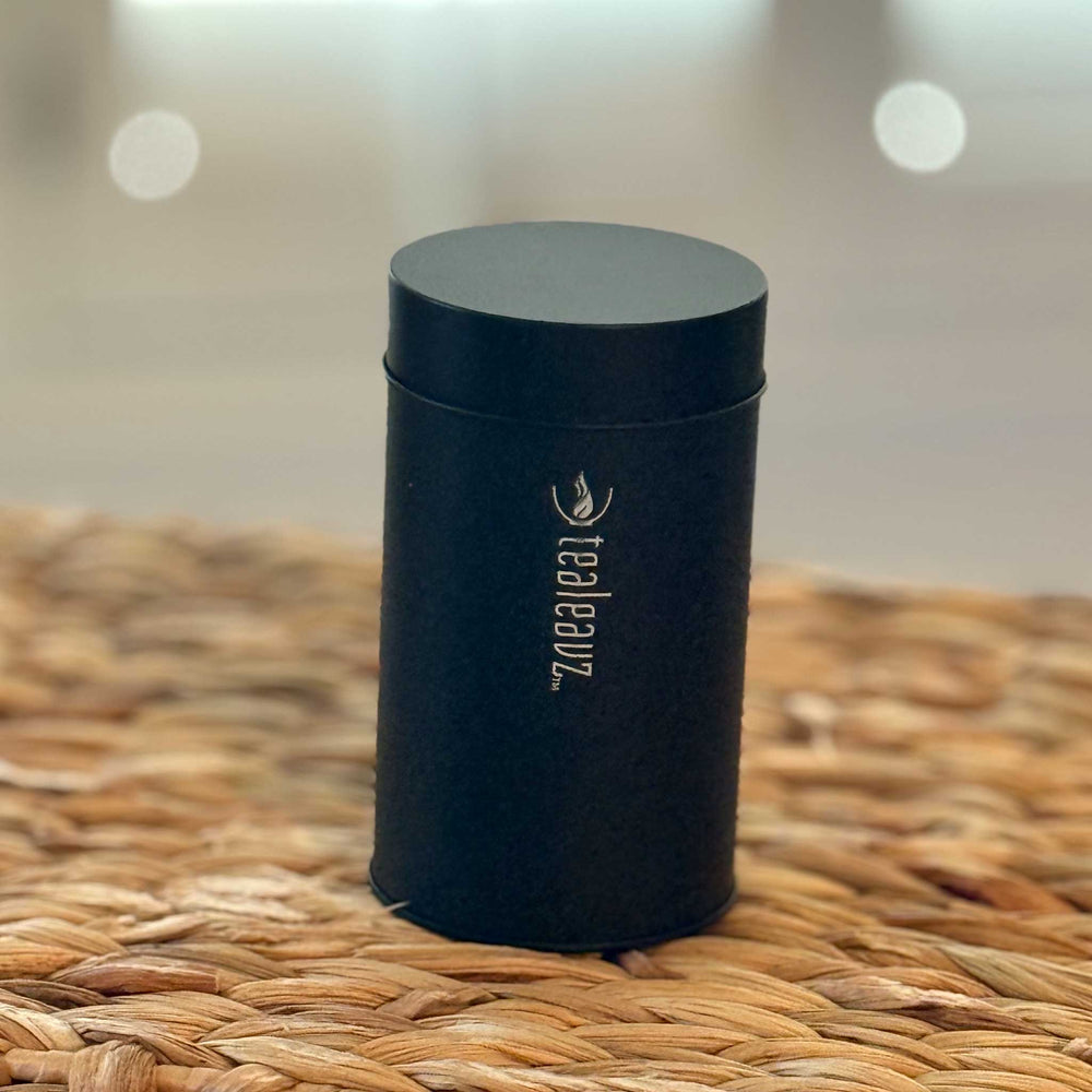 airtight loose leaf tea tin dual lid