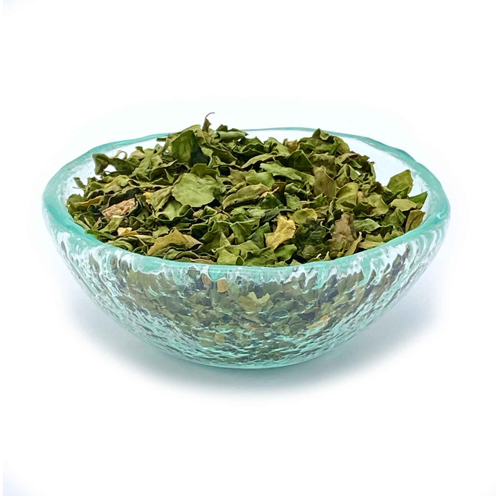 moringa leaf tea in dish