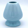 powder blue ceramic matcha whisk holder