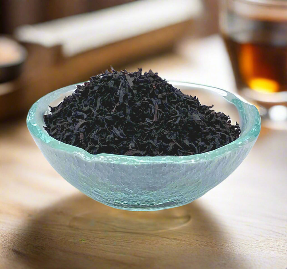 french vanilla tea in dish