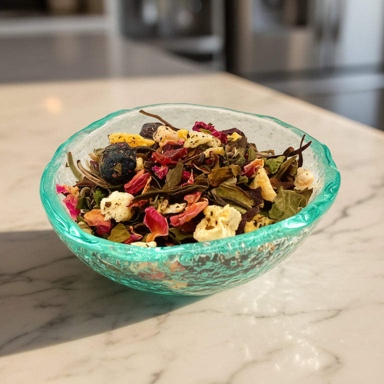 youthberri tea in dish