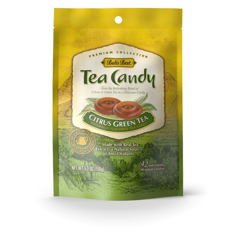 citrus green tea candy