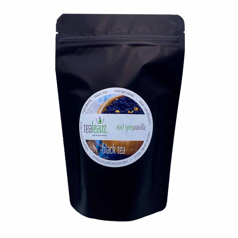 pouch package of earl grey creme black tea 