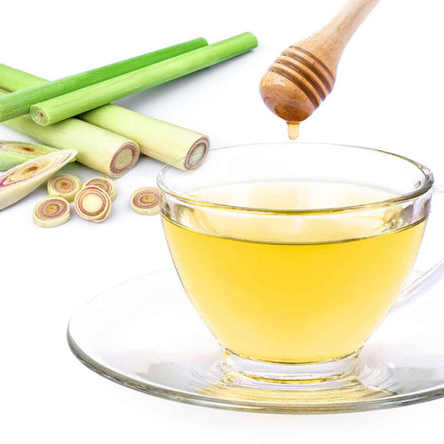 lemongrass ginger tea with honey