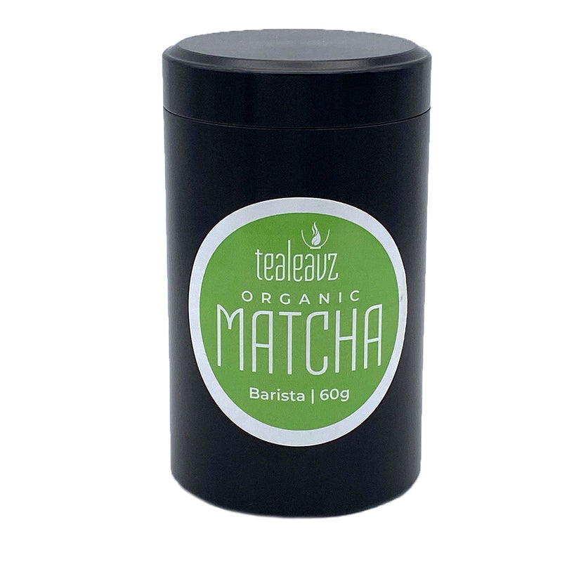 barista organic matcha green tea powder 60g canister
